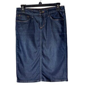 Joe's Jeans Skirt Women 26 Blue Denim Geraldine Wash Pencil Jean Skirt Retro Y2K